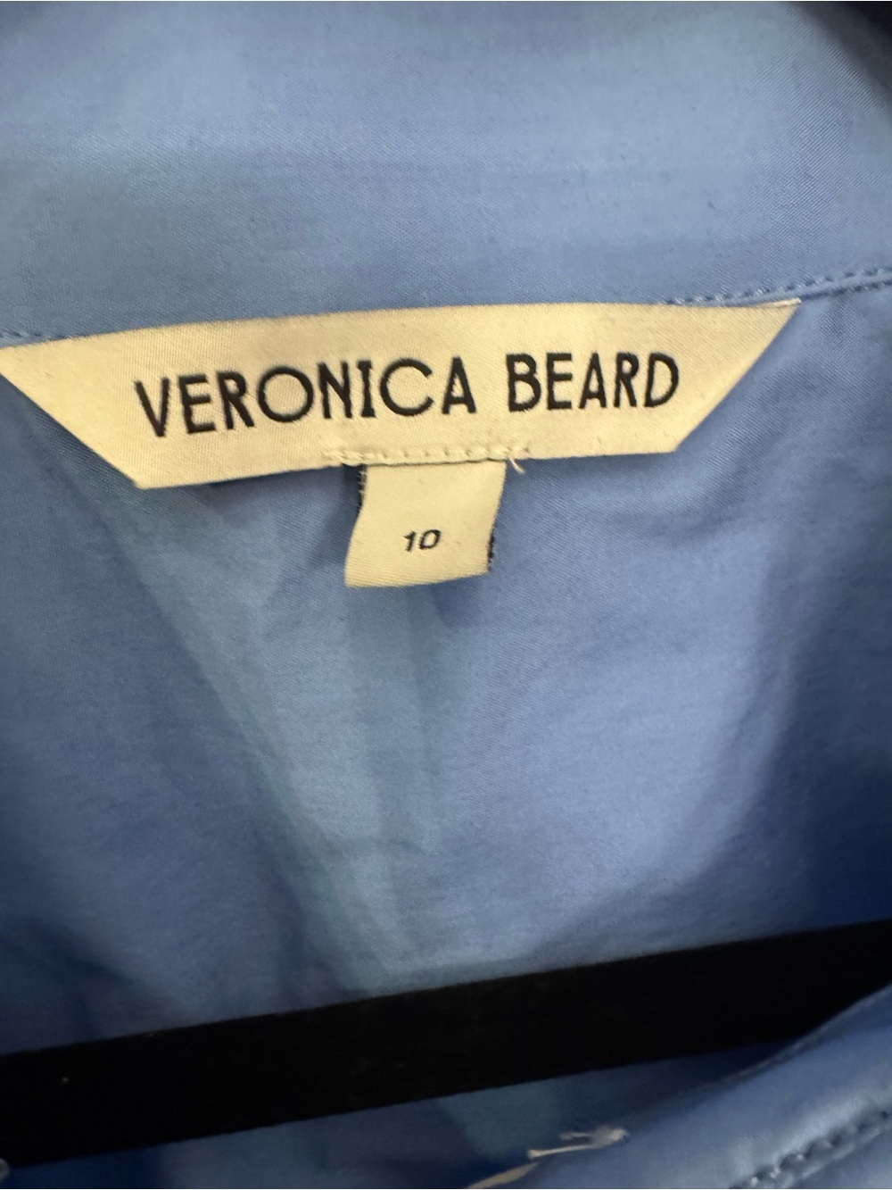 Veronica Beard Bonnie Layered Cotton Blend
Button-Up Shirt - Picture 5 of 6